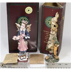 TWO COLLECTIBLE BOYD'S BEARS FIGURES: MRS. FRIES…