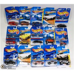 15 ASSORTED HOT WHEELS