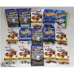 15 ASSORTED HOT WHEELS