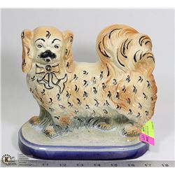 ANTIQUE SPANIEL FIGURE 8"TALL