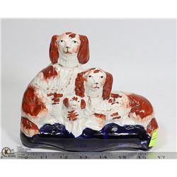 VINTAGE MANTLE SPANIELS 6.5"