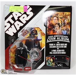 STAR WARS DARTH VADER 30TH ANNIVERSARY COIN ALBUM