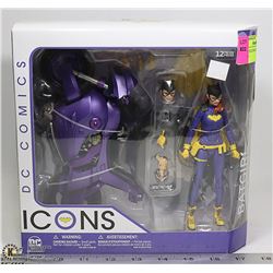 DC COMICS ICONS BATGIRL FIGURE AND BIKE
