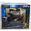 Image 1 : BLACK PANTHER FLAMING CAR PVC DIORAMA