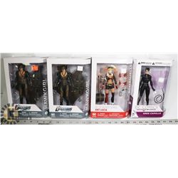 LOT OF 4 LEGENDS ACTION FIGURES