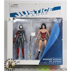 JUSTICE LEAGUE WONDER WOMAN VERSUS KATANA ACTION