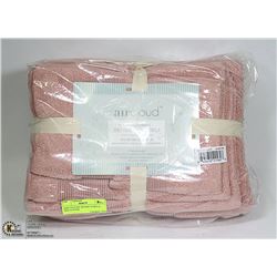 AIRCLOUD 6PC RESORT TOWELS, 100% COTTON