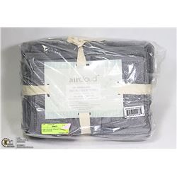 AIRCLOUD 6PC RESORT TOWELS, 100% COTTON