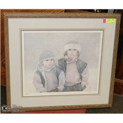 POULIN  LTD EDITION PRINT 168 / 395 "GRAND SOEUR"