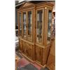 Image 1 : OAK CHINA CABINET- ARCESE BROTHERS BRAND