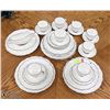 Image 1 : 32PC ANSLEY FINE ENGLISH CHINA SET, MADE IN