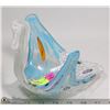 Image 1 : ART GLASS SCULPTURE  6" TALL