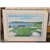Image 1 : RALPH FURMANSKI "7TH AT PEBBLE BEACH" SIGNED RALPH