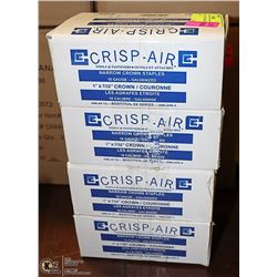 4 BOXES 18 GAUGE NARROW CROWN STAPLES