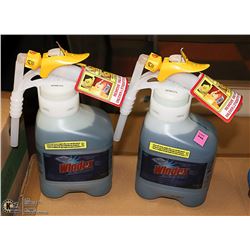 TWO BOTTLES OF COMMERCIAL WINDEX