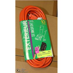10 METER OUTDOOR EXTENSION CORD NEW