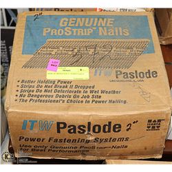 BOX OF BOSTITCH 2" STRIP NAILS