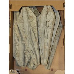 8 CONCRETE CROCODILES 14" LONG