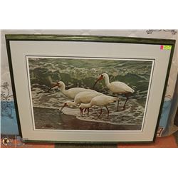 CARL BRENDERS,  LTD EDITION #409 /1950 WHITE BIRDS