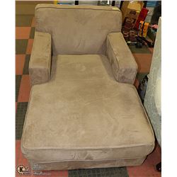 LOUNGER CHAIR- OVERSIZED- TAUPE COLOR