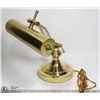 Image 1 : BRASS BANKERS DESK LAMP