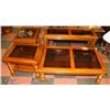 Image 1 : COFFEE TABLE,  2 END TABLES & SOFA TABLE