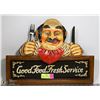 Image 1 : HUMOROUS KITCHEN DECOR FIGURINE CHALKBOARD