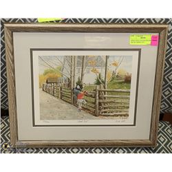 ANNE COTE LTD EDITION PRINT 266/390 "SHORT CUT"