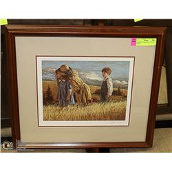 JIM DALY  LTD EDITION 411/1500 "3 KIDS"