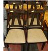 Image 1 : SET OF 4 KITCHEN CHAIRS