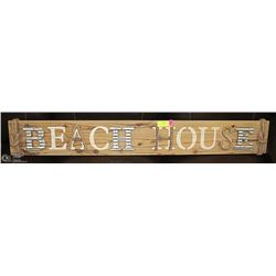 BEACHHOUSE WOODEN SHOWHOME SIGN