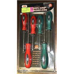 NEW 6PC CUSHION GRIP SCREWDRIVERS
