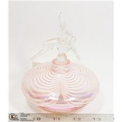 HUMMING BIRD GLASS PERFUME BOTTLE
