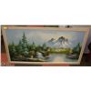 Image 1 : S. RICHARD OIL PAINTING 27 X 51"