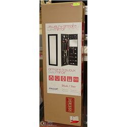 NEW JEWELLERY CABINET WITH MIRROR. CAN ORGANIZE