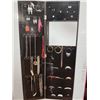 Image 2 : NEW JEWELLERY CABINET WITH MIRROR. CAN ORGANIZE