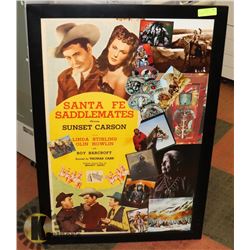 FRAMED MOVIE ( WESTERN ) COLLAGE