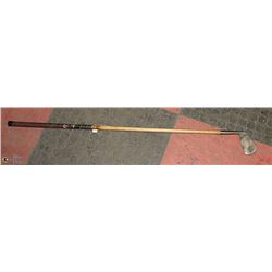 39" SPALDING 1920'S WOOD GOLF CLUB HICKORY SHAFT