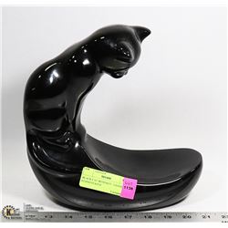 BLACK CAT WITH KEY / CHANGE STAND STATUE