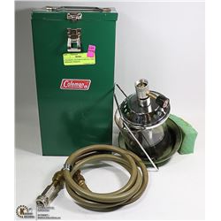 COLEMAN LANTERN IN METAL CASE PROPANE VERSION
