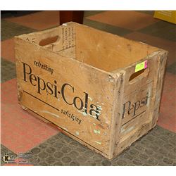 PEPSI COLA WOOD CRATE