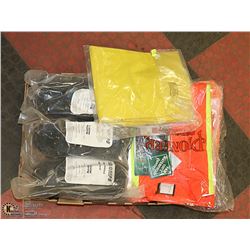 FLAT OF ICE CLEATS AND SAFETY GEAR