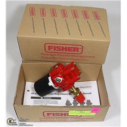 LOT OF 3 FISHER REGULATORS