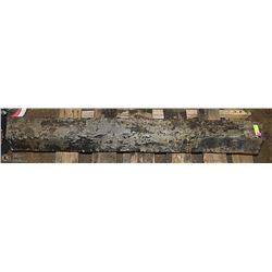 56" NATURAL STONE WATER PILLAR