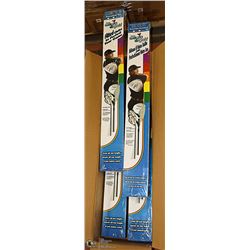 CASE WITH 4 NEW RH GOLF CLUB SETS SIZE 1