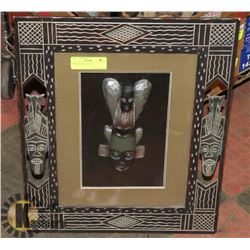 AFRICAN ART 20 X 16"