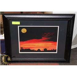 ORIGINAL E . STANNARD WATER COLOR PAINTING