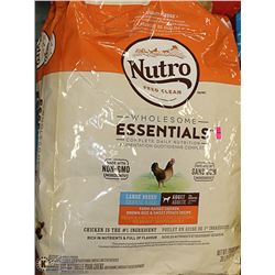 TWO 13.61KG BAGS NUTRO FARM RAISED CHICKEN DOG