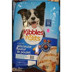 TWO 6KG BAGS KIBBLE AND BITS ORIGINAL DOG FOOD