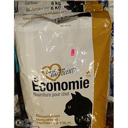 FOUR 8KG BAGS OF ECONOMY CAT FOOD